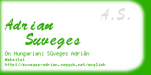 adrian suveges business card
